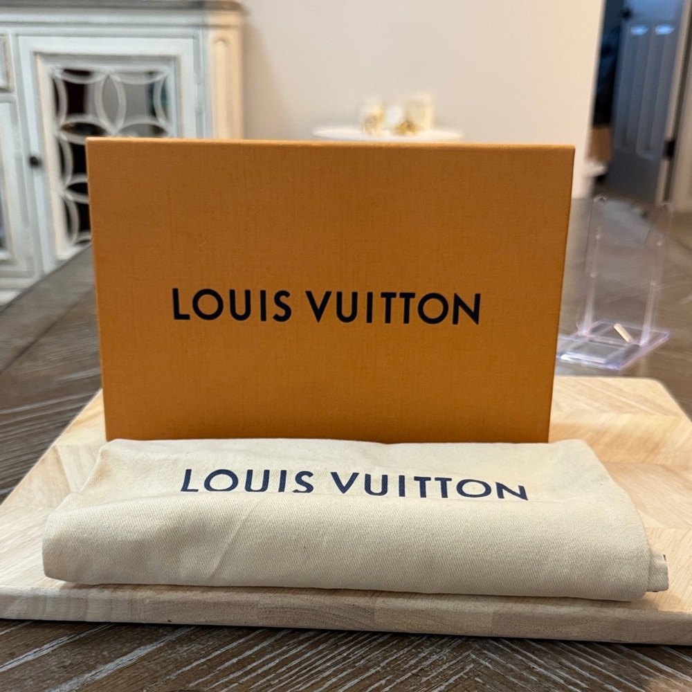 Louis Vuitton Signature Orange Box with Cream Dust Bag